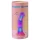 Love to Love Sugar Bomb - oplichtende siliconen dildo met LED (roze-geel) - 16,9 cm