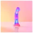 Love to Love Sugar Bomb - oplichtende siliconen dildo met LED (roze-geel) - 16,9 cm