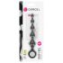 Dorcel Deep Feel - Geribbeld anaal dildo (zwart)