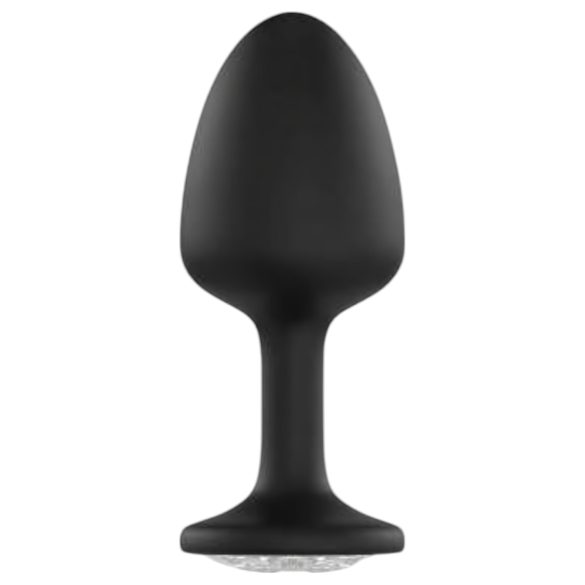 Dorcel Geisha Anale Plug met Witte Diamant - Zwart