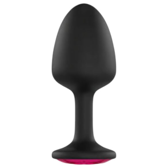 Dorcel Geisha Plug Ruby - Anale plug met roze steen (zwart)