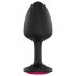 Dorcel Geisha Plug Ruby - Anale plug met roze steen (zwart)