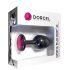 Dorcel Geisha Plug Ruby - Anale plug met roze steen (zwart)
