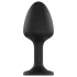 Dorcel Geisha Plug Diamond XL - zwarte anaal plug met witte steen