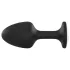 Dorcel Geisha Plug Diamond XL - zwarte anaal plug met witte steen