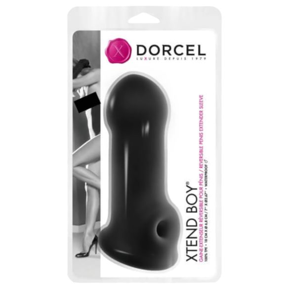 Dorcel Xtend Boy - siliconen penismantel (zwart)