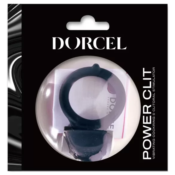 Dorcel Power Clit - vibrerende penisring (zwart)