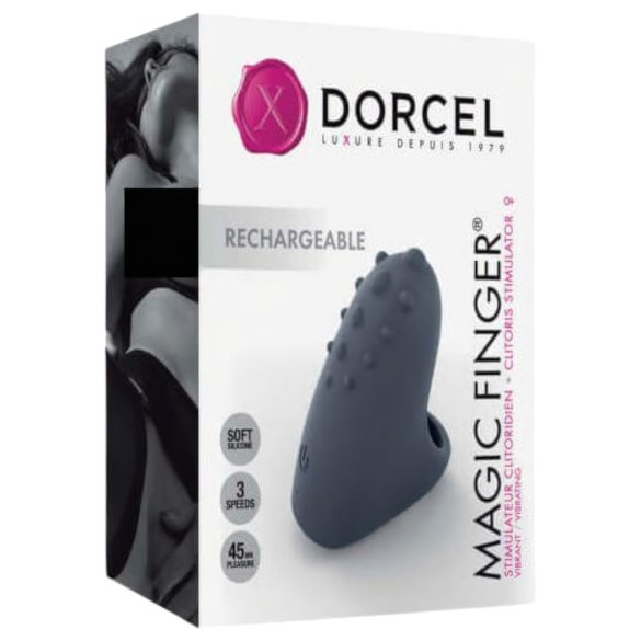 Dorcel Magic Finger - grijze oplaadbare vingervibrator