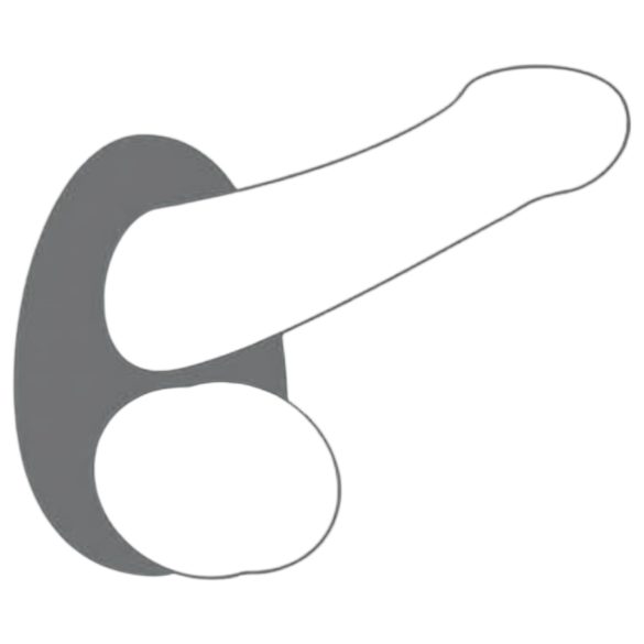 Dorcel - penisring - flexibel zacht - siliconen grijs