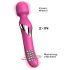 Dorcel - vibrator en massager - oplaadbaar 2-in-1 - roze