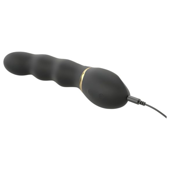 Dorcel Too Much 2.0 - oplaadbare vibrator met 3 motoren - zwart/goud