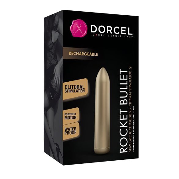 Dorcel Rocket Bullet - oplaadbare goudkleurige minivibrator