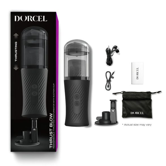Dorcel Thrust Blow - automatische masturbator - oplaadbaar - zwart