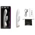Dorcel Flexi Rabbit - verwarmingsvibrator met clitorisstimulatie (wit)
