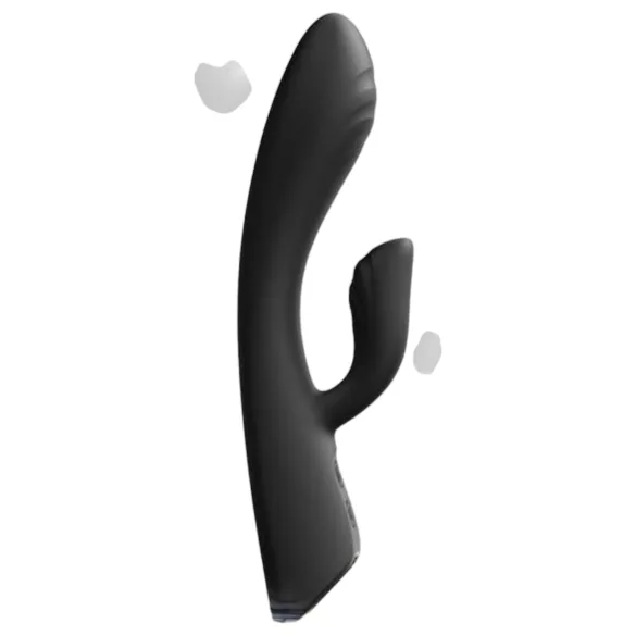 Dorcel Flexi Rabbit - verwarmende clitoris vibrator (zwart)