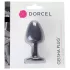 Dorcel Geisha Plug M - bolvormige anaal plug (zwart)