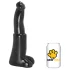 AnimHole Bull - penis dildo - zwart - 25cm