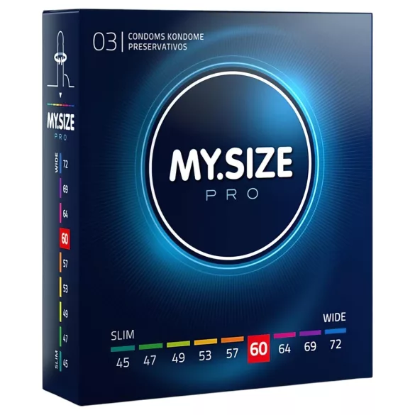 My.Size PRO - condoom op maat - 60 mm (3 stuks)