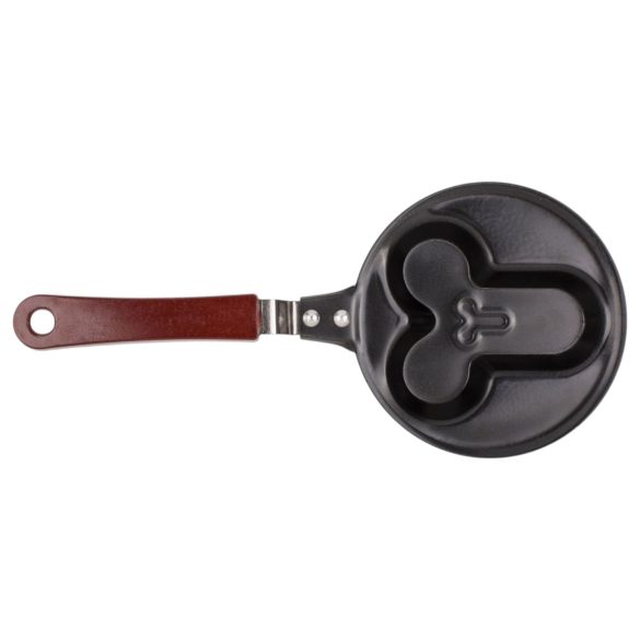 Sekso - Eierpan penisvormig - Anti-aanbak - Metaal - Keukenaccessoire