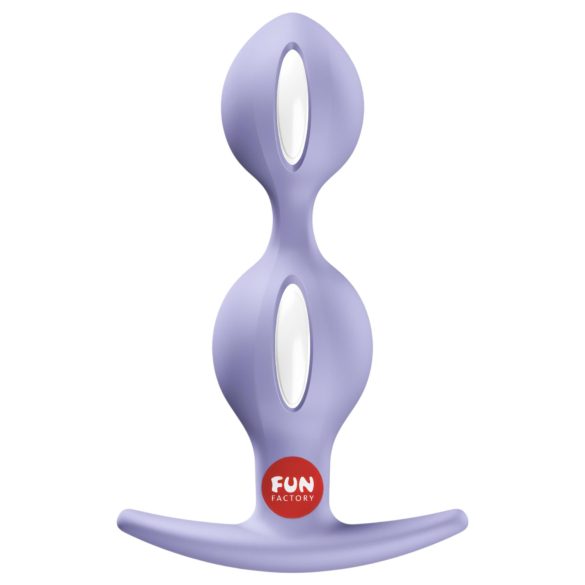 Fun Factory - anaal duo dildo - paar ballen - siliconen - paars