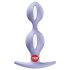 Fun Factory - anaal duo dildo - paar ballen - siliconen - paars