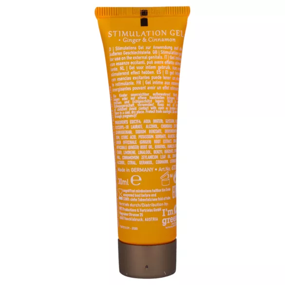 HOT Shiatsu - stimulerende crème voor vrouwen - gember en kaneel (30 ml)