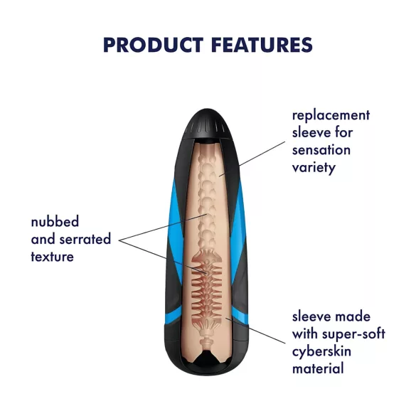 Satisfyer Sleeve Tornado Bliss - masturbatorhuls