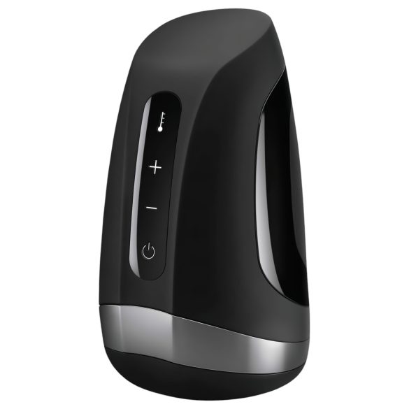 Satisfyer Men - Verwarmde Eikelvibrator (Zwart)