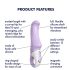 Satisfyer Charming Smile - Waterdichte oplaadbare G-spot vibrator (paars)