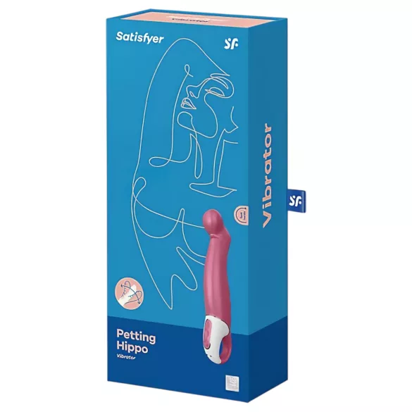 Satisfyer Petting Hippo - oplaadbare, waterdichte vibrator (roze)