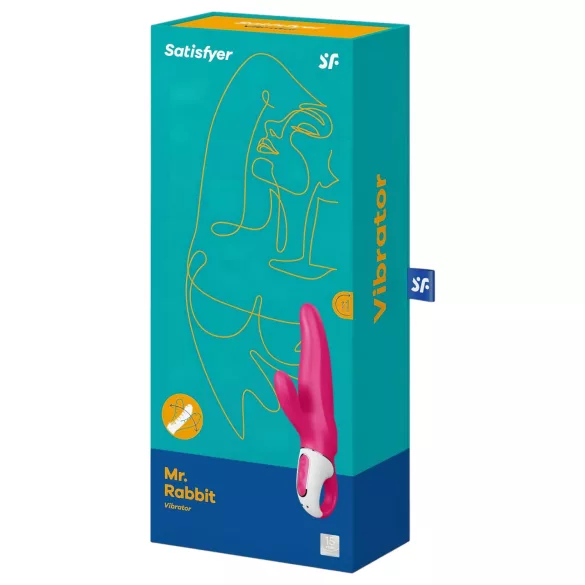 Satisfyer Mr. Rabbit - waterdichte vibrator met clitorisstimulator (roze)