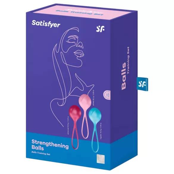 Satisfyer - geishaballen set - 3-delig - bekkenbodemtraining