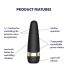 Satisfyer Pro 3+ - waterdichte, oplaadbare clitoris stimulator (zwart)