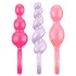 Satisfyer Booty Call - anaalplugset - kleurrijk (3-delig)