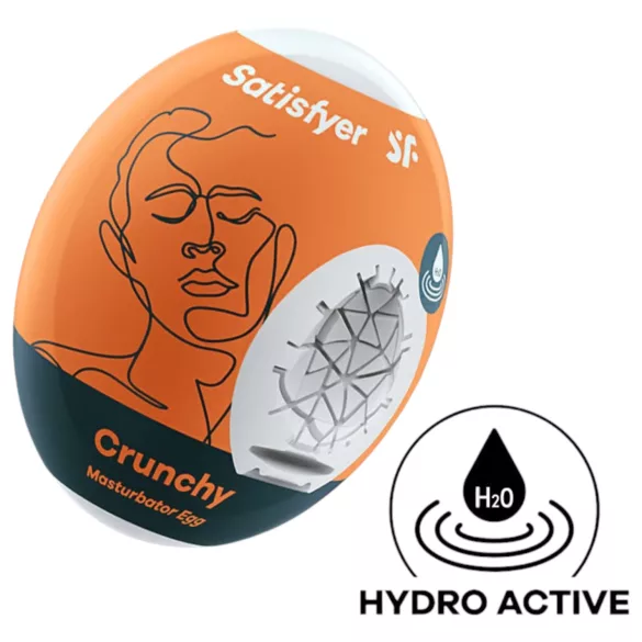 Satisfyer - Egg masturbator - Crunchy textuur - 1 stuk