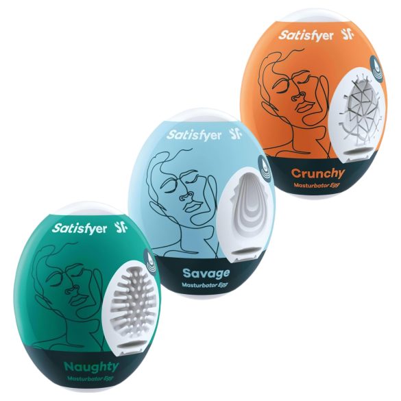 Satisfyer Egg NSC - eimasturbator set (3 stuks)