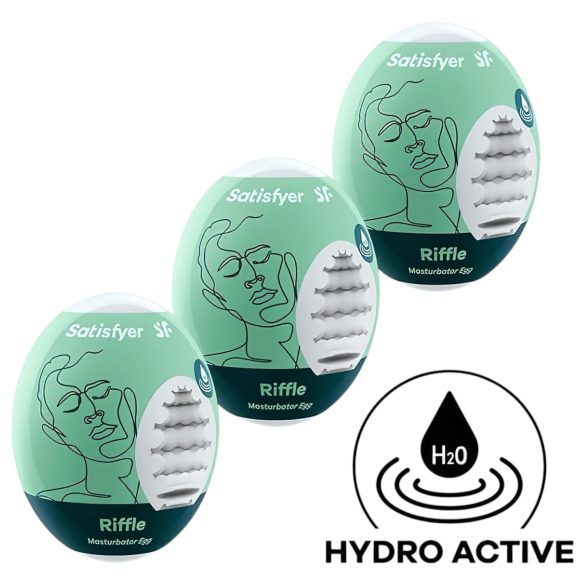 Satisfyer Egg Riffle - eier masturbator set (3 stuks)