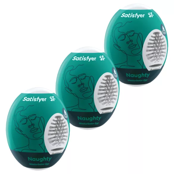 Satisfyer Egg Naughty - masturbatorei set - siliconen - 3 stuks