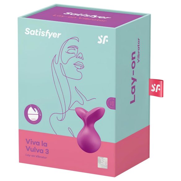 Satisfyer Viva la Vulva 3 - clitoris vibrator (paars)