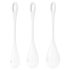 Satisfyer Yoni Power 1 - witte kegelbal set (3-delig)