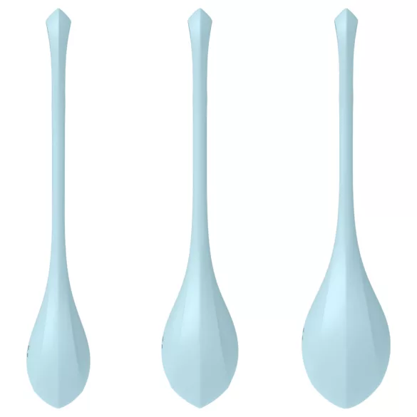 Satisfyer Yoni Power 2 - geishaballen set - 3-delig - blauw