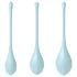 Satisfyer Yoni Power 2 - geishaballen set - 3-delig - blauw