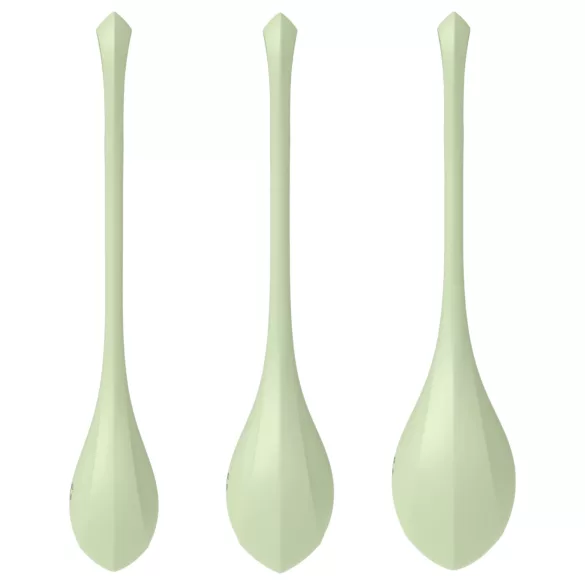 Satisfyer - Yoni Power 2 - geishaballen set - groen - 3-delig