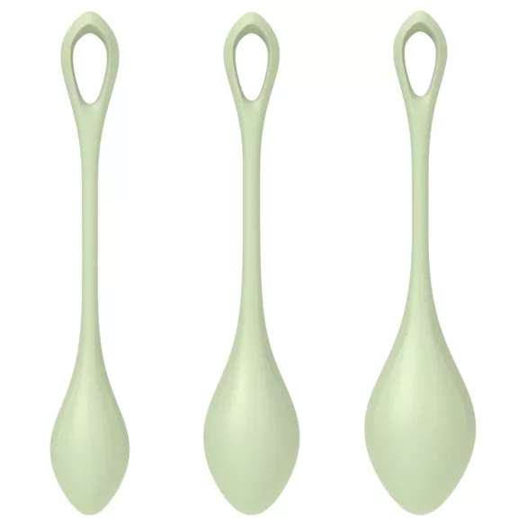 Satisfyer - Yoni Power 2 - geishaballen set - groen - 3-delig