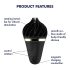 Satisfyer Sweet Treat - oplaadbare draaiende clitorisstimulator (zwart)