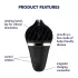 Satisfyer Sweet Treat - oplaadbare, roterende clitorisvibrator (zwart)