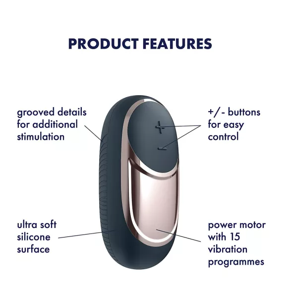 Satisfyer - clitoris vibrator - oplaadbaar - zwart