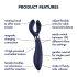 Satisfyer Endless Fun - oplaadbare, waterdichte partnersvibrator (blauw)