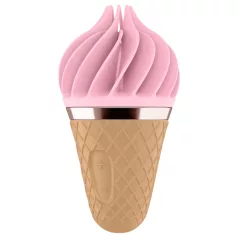   Satisfyer Sweet Treat - oplaadbare, roterende clitorisvibrator (roze-bruin)