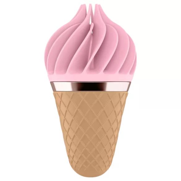 Satisfyer Sweet Treat - clitorisstimulator met rotatie - oplaadbaar - roze/bruin